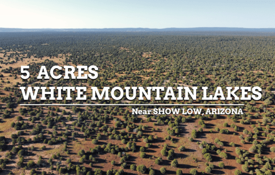 Stunning White Mountain Lakes Acreage