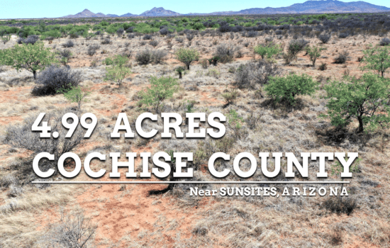 Unrestricted RU-4 Acreage in Cochise County!